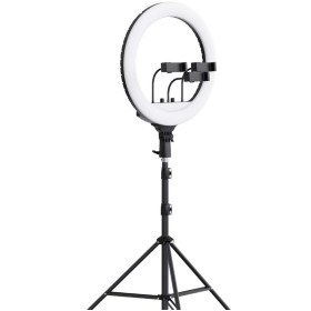 رینگ لایت بیوا مدل RL01 36W سایز 14 اینچ با سه پایه و 3 هولدر