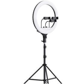 رینگ لایت بیوا مدل RL01 36W سایز 14 اینچ با سه پایه و 3 هولدر