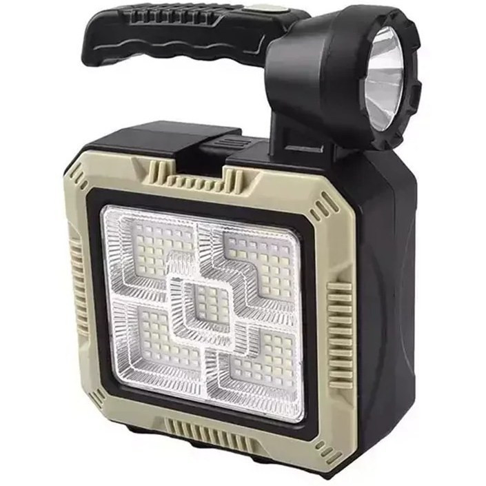 چراغ کار خورشیدی هلوکلاود مدل HC-778 با جعبه ابزار ۱۳ پارچه، پاور بانک و چراغقوه جانبی